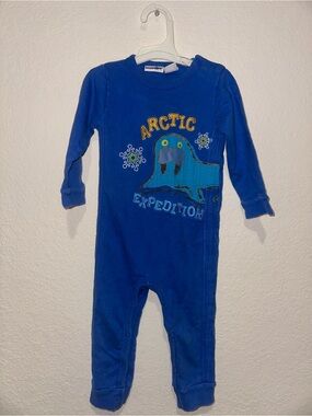 Vintage Babies R Us 'Arctic Expedition' Kids One-Piece Romper - 18 Months